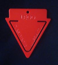 LEGO Paper Clip Red 1974-1